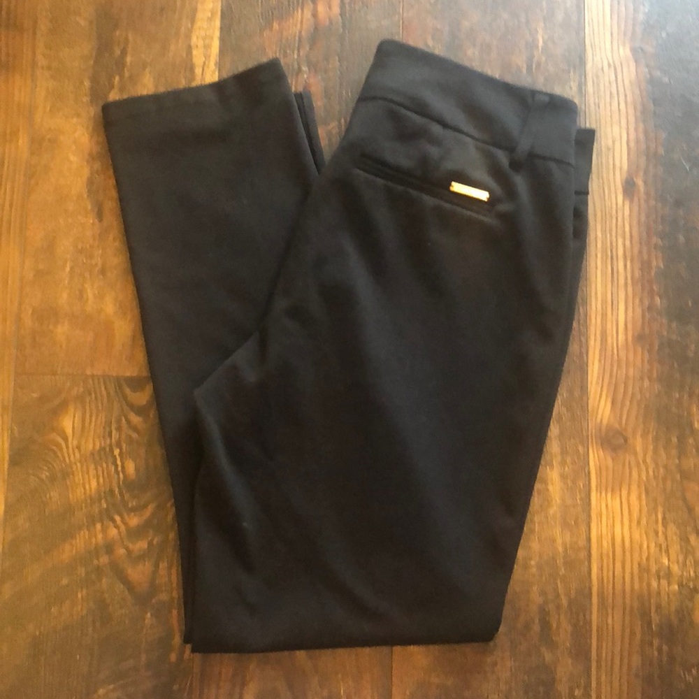 Michael Kors Black Straight Leg Pants
